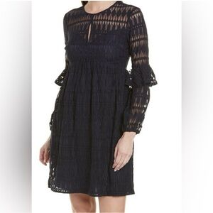 TRINA TURK "WYNTON" LACE A-LINE DRESS, SIZE 4